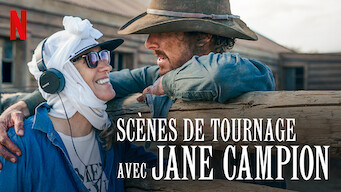 Scènes de tournage avec Jane Campion (2022)